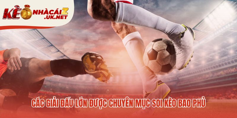 Chuyên mục soi kèo bóng đá bao phủ từ C1 đến V-League
